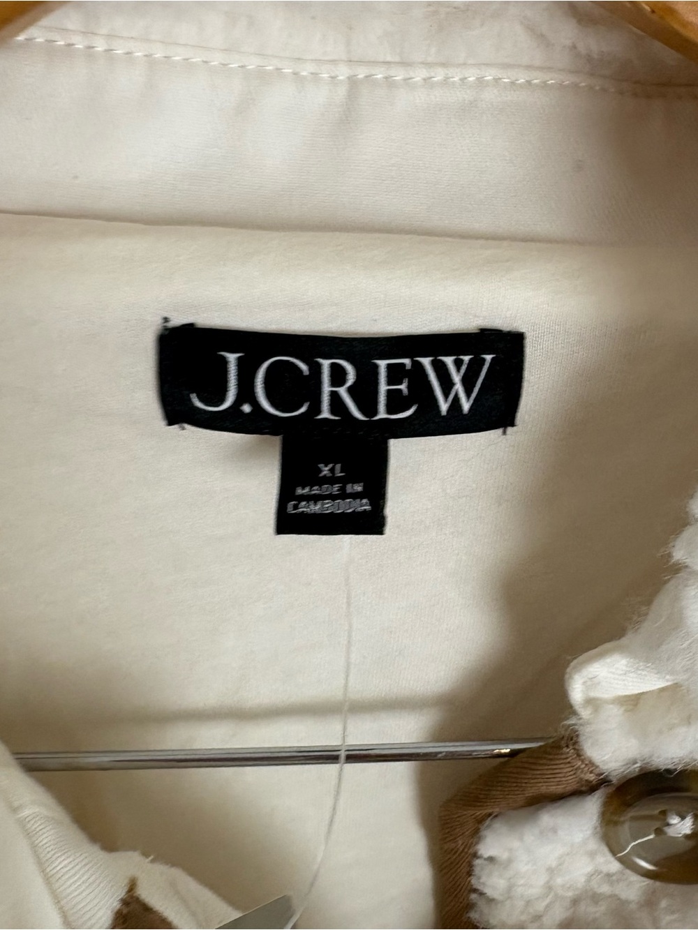 NEW J.Crew faux sherpa teddy barn jacket - Picture 10 of 10